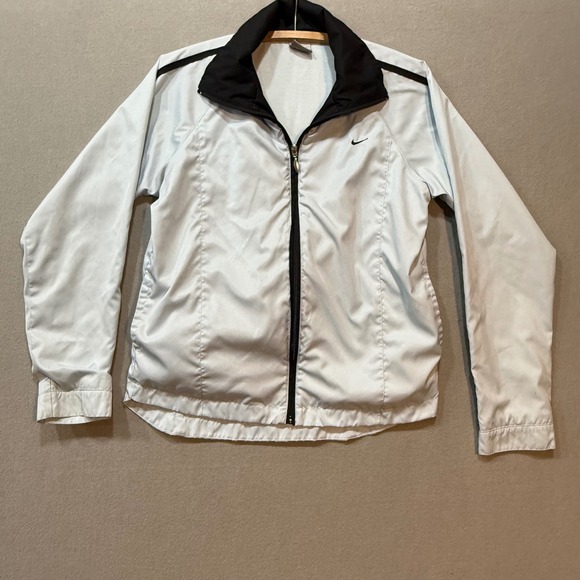 Nike Windbreaker Jacket Full Zip Retro Y2K Athleisure Sportswear Women S - Picture 1 of 13